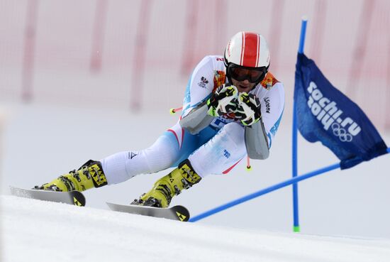 2014 Winter Olympics. Alpine skiing. Men. Giant slalom