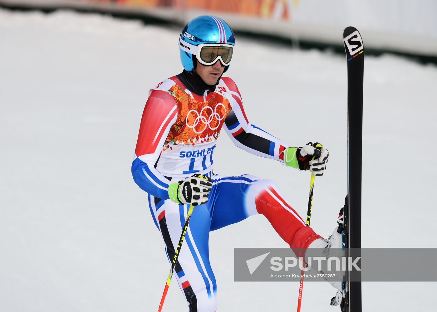 2014 Winter Olympics. Alpine skiing. Men. Giant slalom