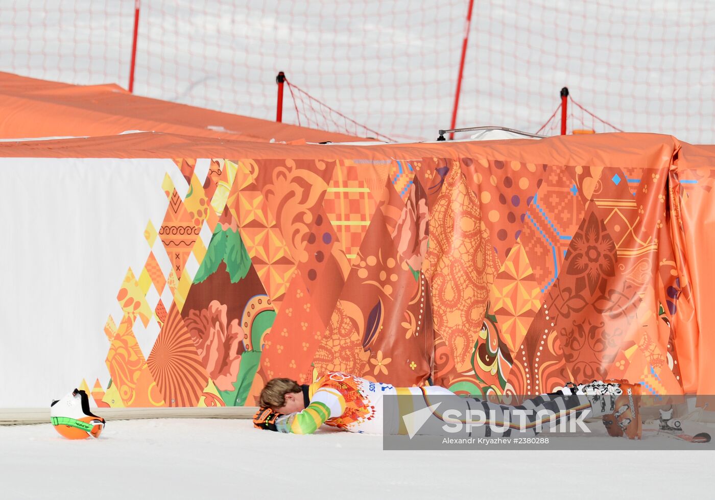 2014 Winter Olympics. Alpine skiing. Men. Giant slalom