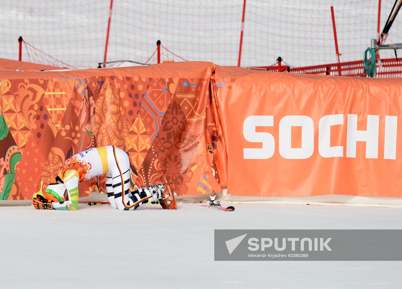 2014 Winter Olympics. Alpine skiing. Men. Giant slalom