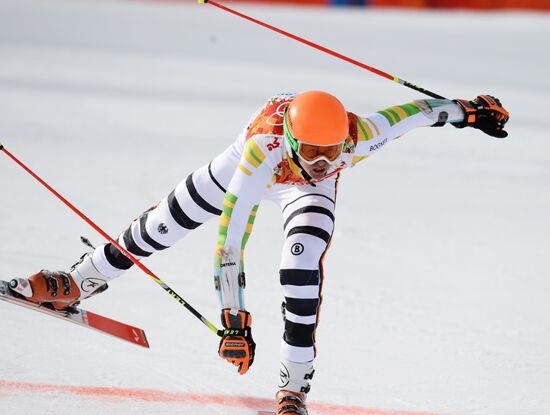2014 Winter Olympics. Alpine skiing. Men. Giant slalom