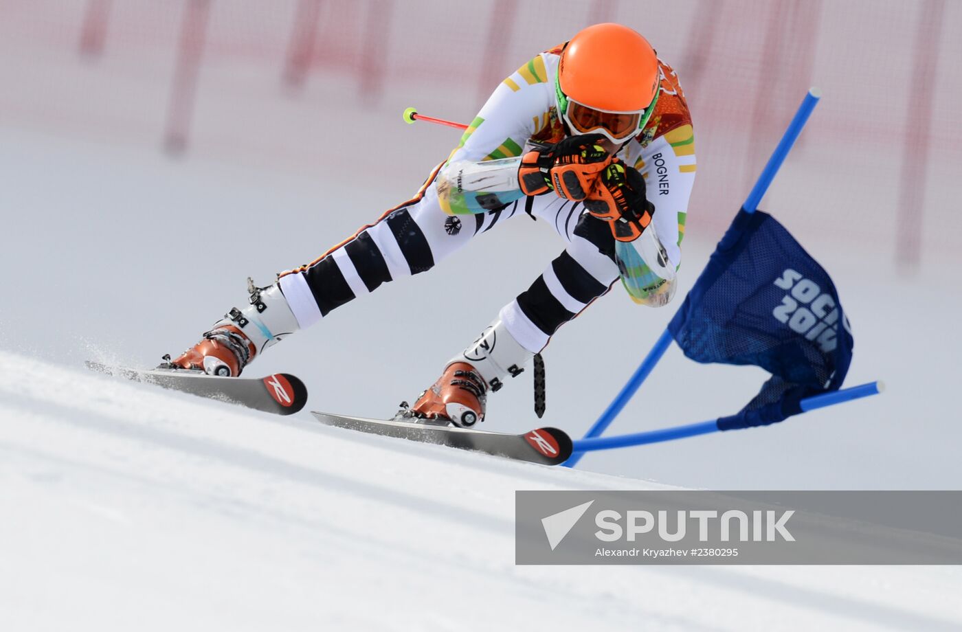 2014 Winter Olympics. Alpine skiing. Men. Giant slalom