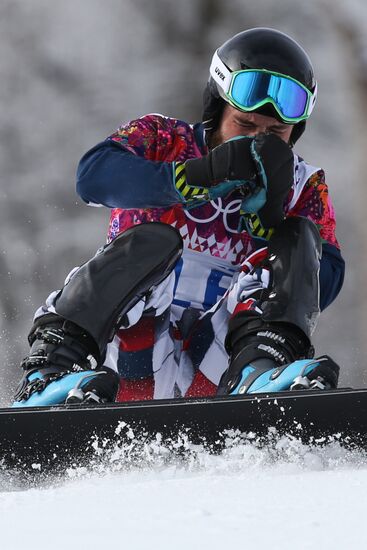 2014 Winter Olympics. Snowboarding. Men. Parallel giant slalom