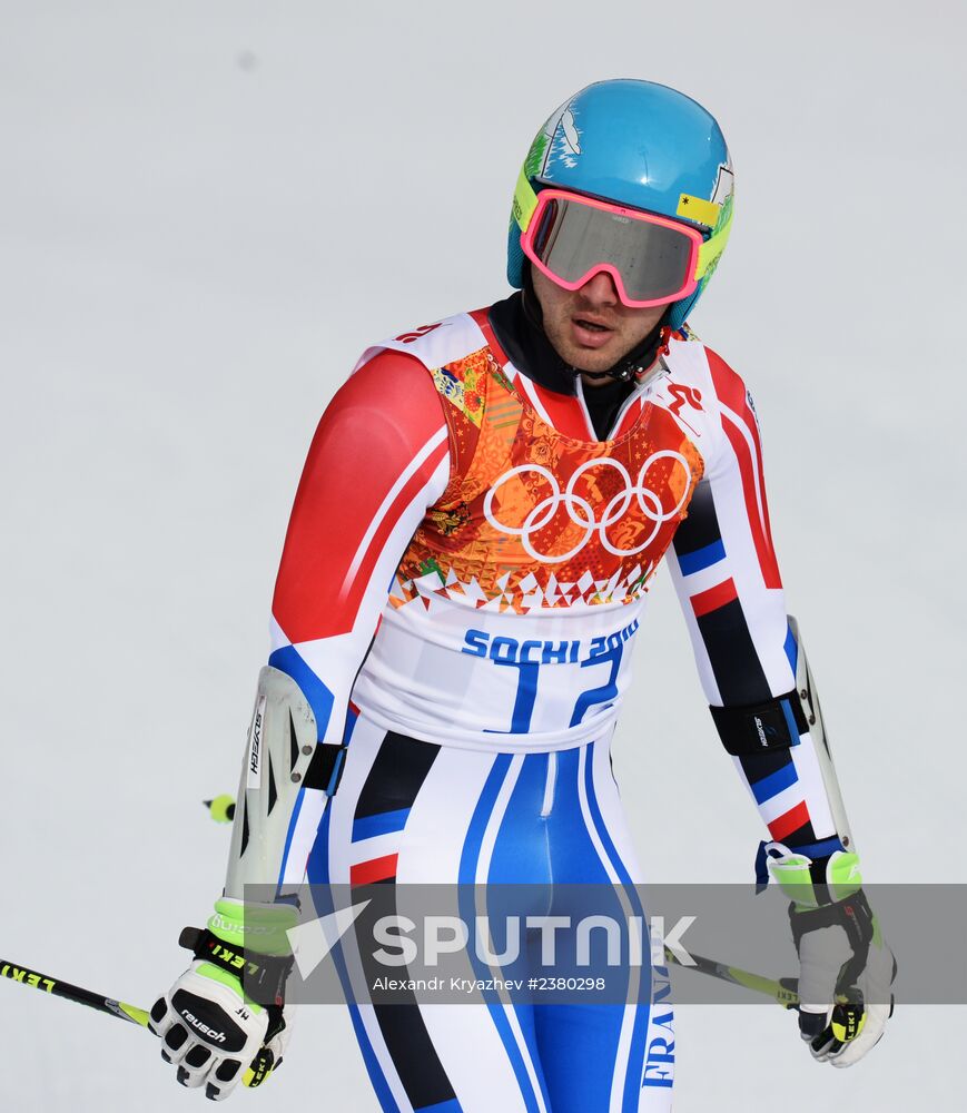 2014 Winter Olympics. Alpine skiing. Men. Giant slalom