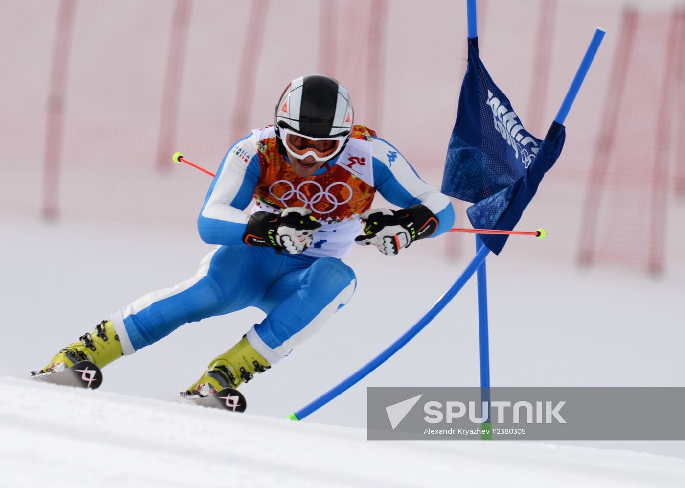 2014 Winter Olympics. Alpine skiing. Men. Giant slalom