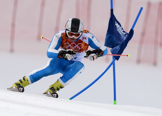 2014 Winter Olympics. Alpine skiing. Men. Giant slalom
