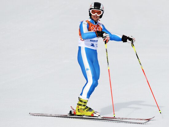 2014 Winter Olympics. Alpine skiing. Men. Giant slalom