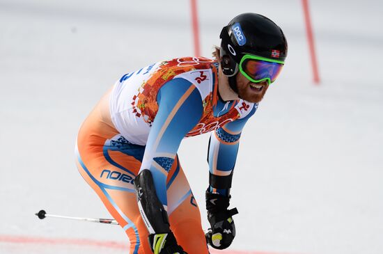 2014 Winter Olympics. Alpine skiing. Men. Giant slalom