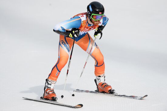 2014 Winter Olympics. Alpine skiing. Men. Giant slalom