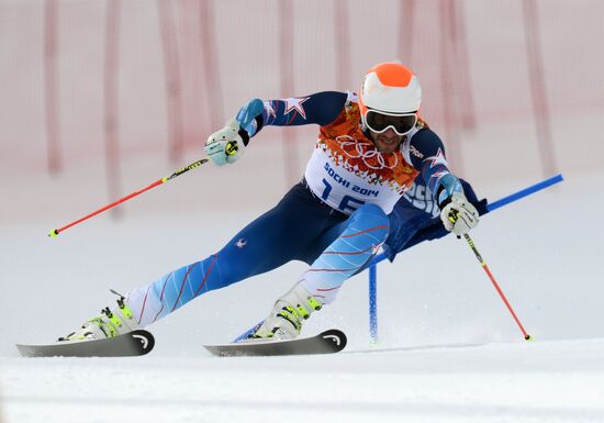2014 Winter Olympics. Alpine skiing. Men. Giant slalom