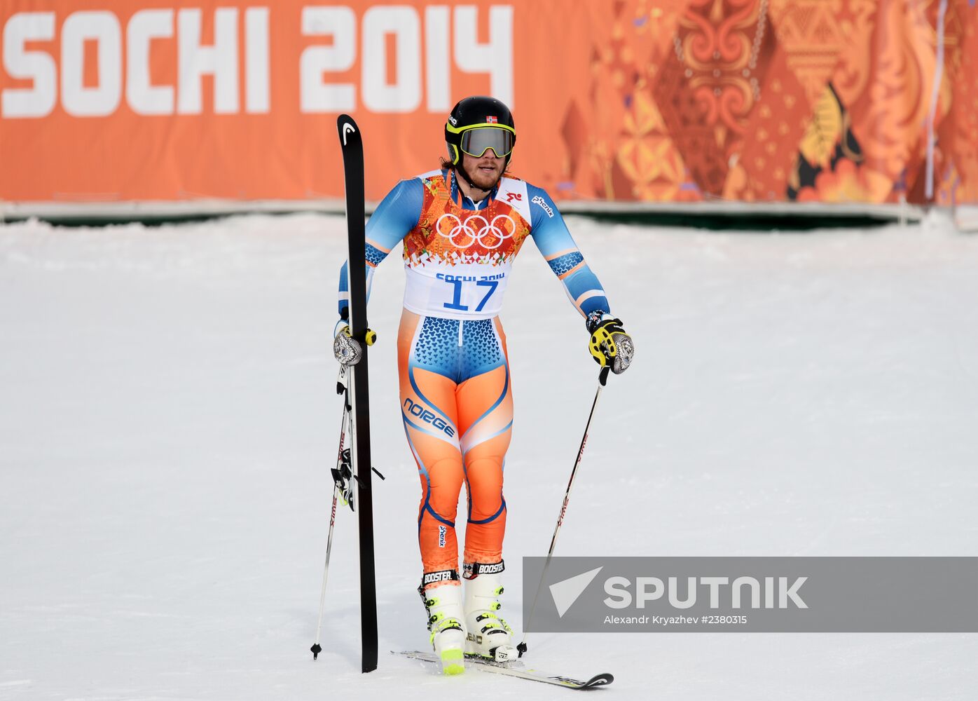 2014 Winter Olympics. Alpine skiing. Men. Giant slalom
