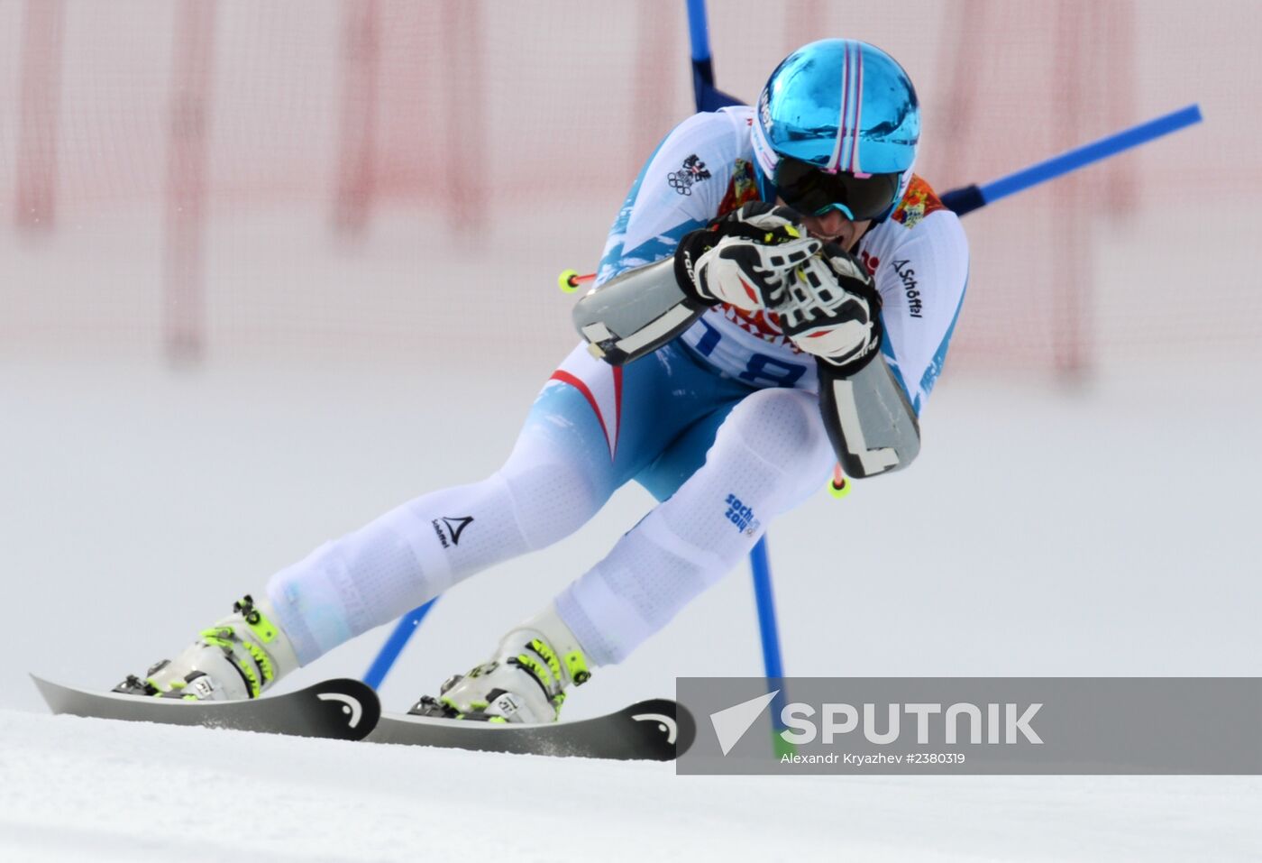 2014 Winter Olympics. Alpine skiing. Men. Giant slalom