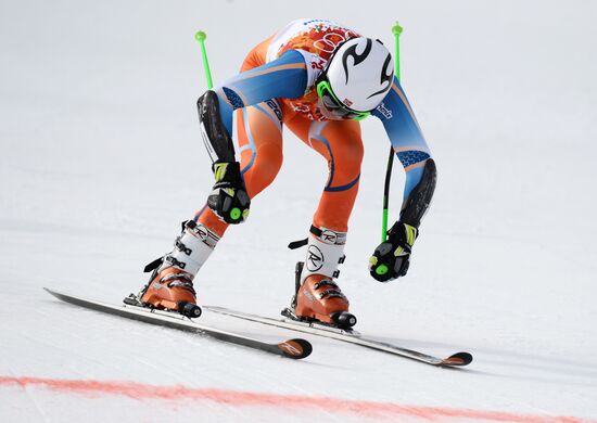 2014 Winter Olympics. Alpine skiing. Men. Giant slalom