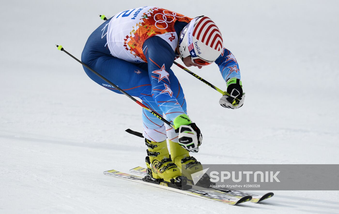 2014 Winter Olympics. Alpine skiing. Men. Giant slalom