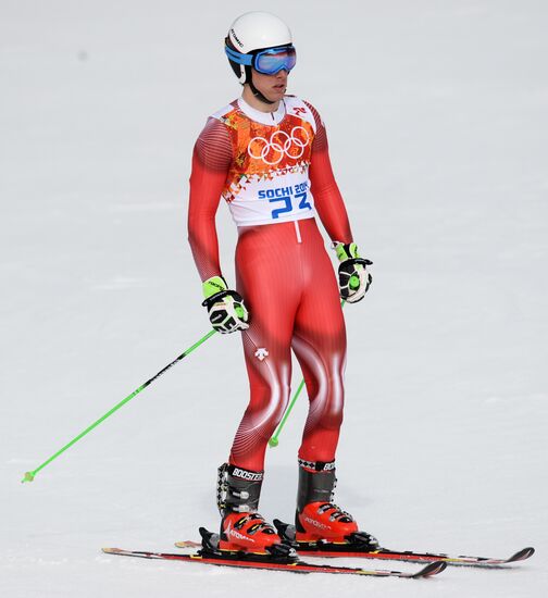 2014 Winter Olympics. Alpine skiing. Men. Giant slalom