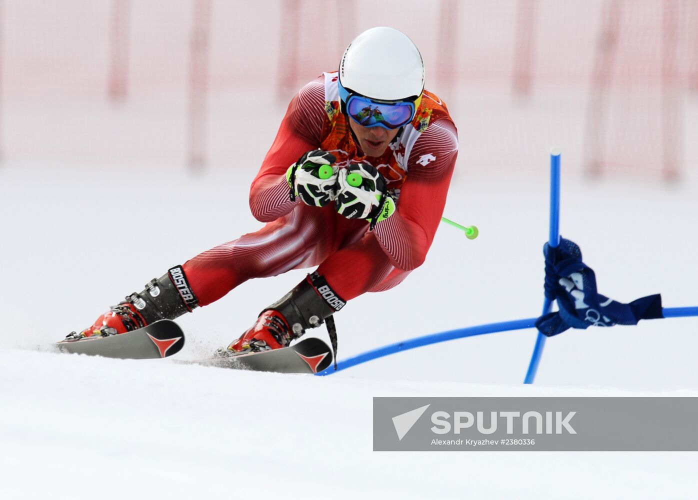 2014 Winter Olympics. Alpine skiing. Men. Giant slalom