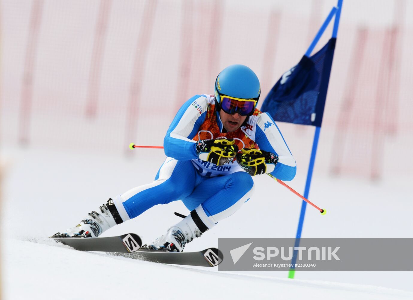 2014 Winter Olympics. Alpine skiing. Men. Giant slalom