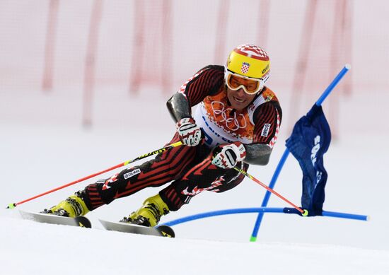 2014 Winter Olympics. Alpine skiing. Men. Giant slalom