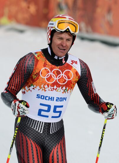 2014 Winter Olympics. Alpine skiing. Men. Giant slalom