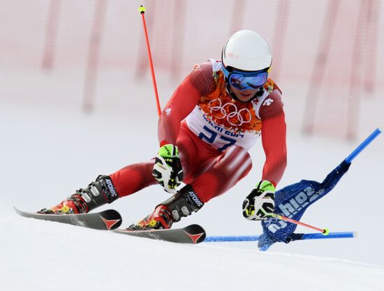 2014 Winter Olympics. Alpine skiing. Men. Giant slalom