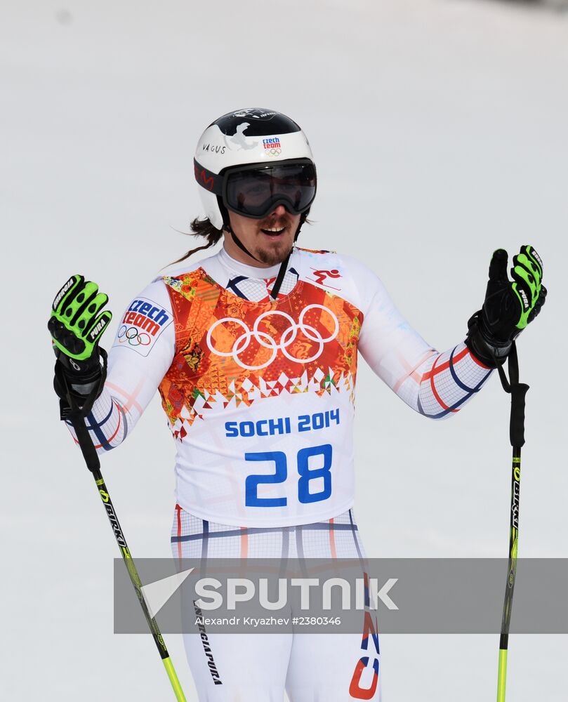 2014 Winter Olympics. Alpine skiing. Men. Giant slalom