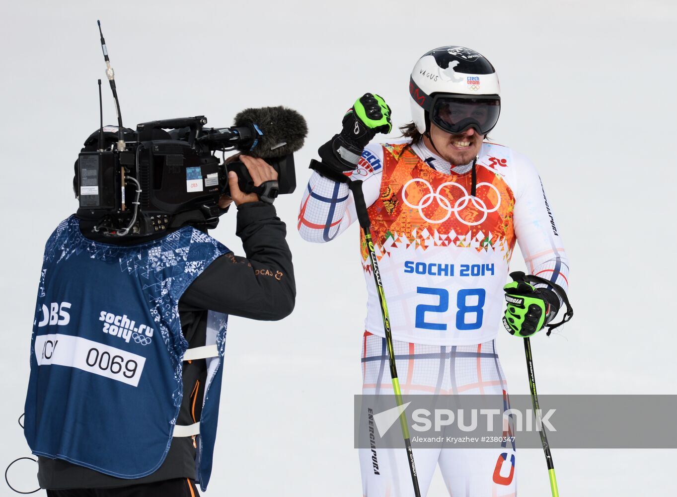 2014 Winter Olympics. Alpine skiing. Men. Giant slalom