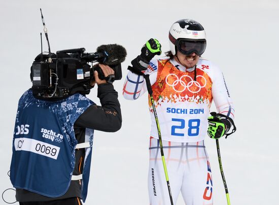 2014 Winter Olympics. Alpine skiing. Men. Giant slalom