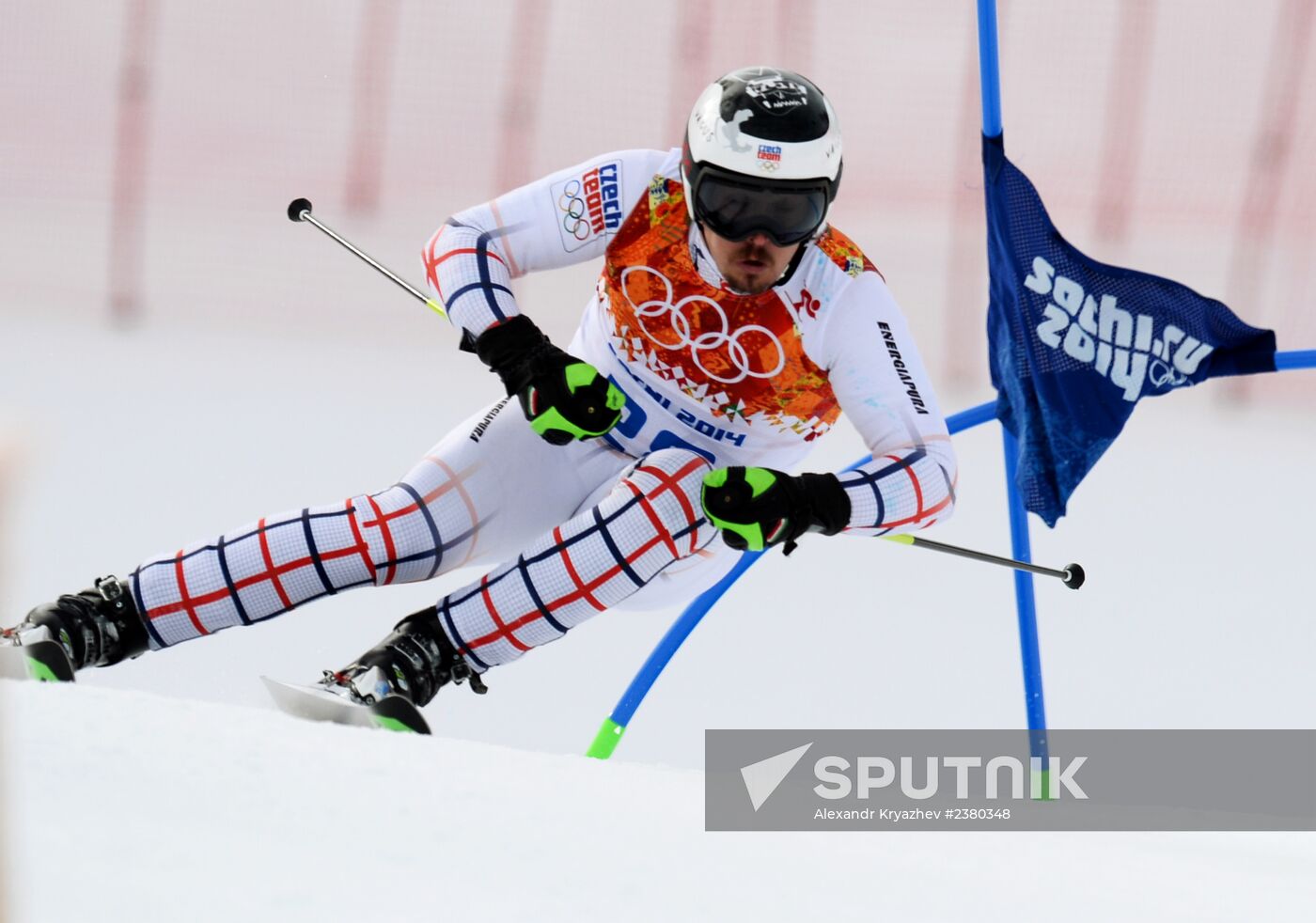 2014 Winter Olympics. Alpine skiing. Men. Giant slalom