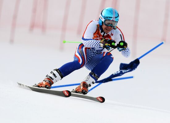 2014 Winter Olympics. Alpine skiing. Men. Giant slalom