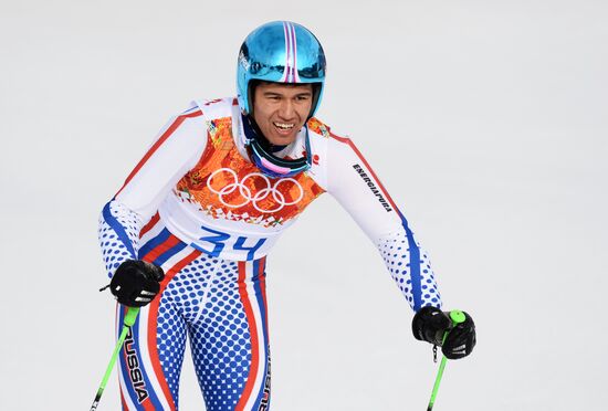 2014 Winter Olympics. Alpine skiing. Men. Giant slalom