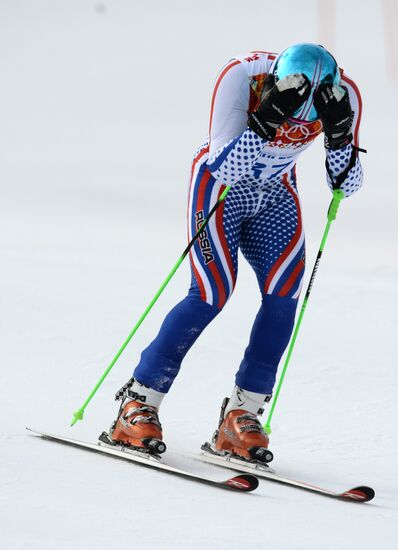 2014 Winter Olympics. Alpine skiing. Men. Giant slalom