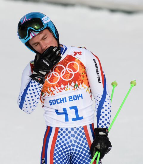 2014 Winter Olympics. Alpine skiing. Men. Giant slalom