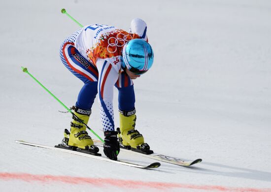 2014 Winter Olympics. Alpine skiing. Men. Giant slalom