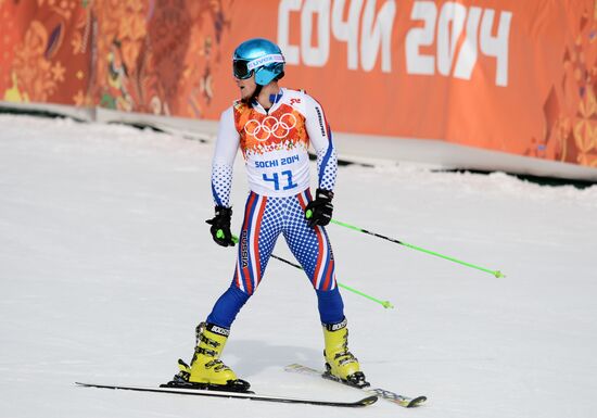 2014 Winter Olympics. Alpine skiing. Men. Giant slalom