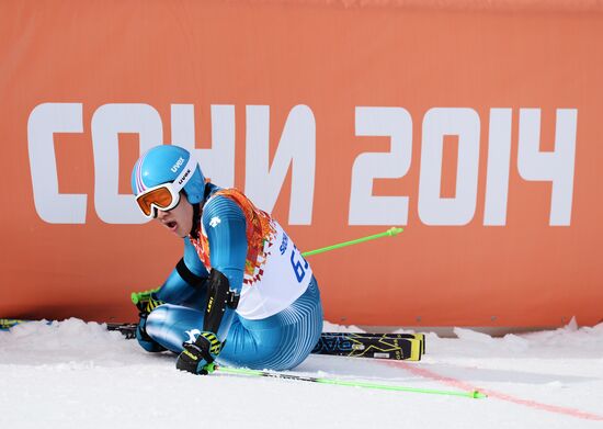 2014 Winter Olympics. Alpine skiing. Men. Giant slalom