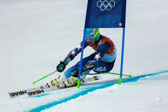 2014 Winter Olympics. Alpine skiing. Men. Giant slalom