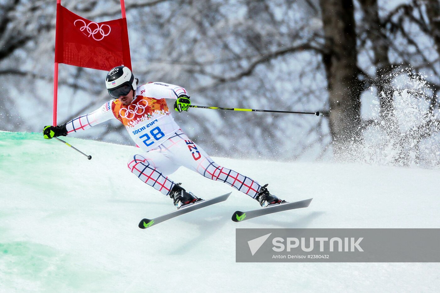 2014 Winter Olympics. Alpine skiing. Men. Giant slalom