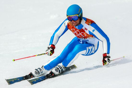 2014 Winter Olympics. Alpine skiing. Men. Giant slalom