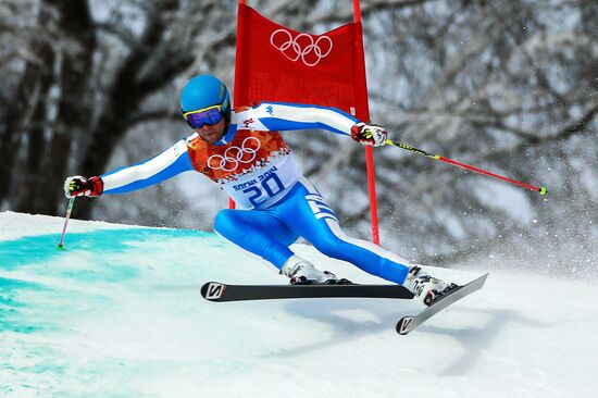 2014 Winter Olympics. Alpine skiing. Men. Giant slalom