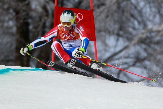 2014 Winter Olympics. Alpine skiing. Men. Giant slalom