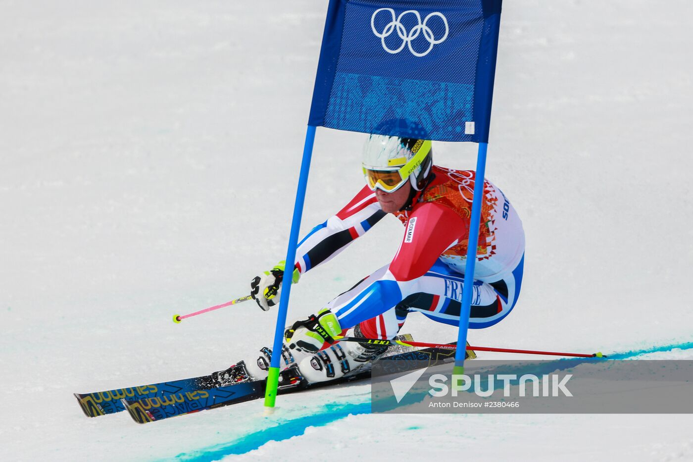 2014 Winter Olympics. Alpine skiing. Men. Giant slalom