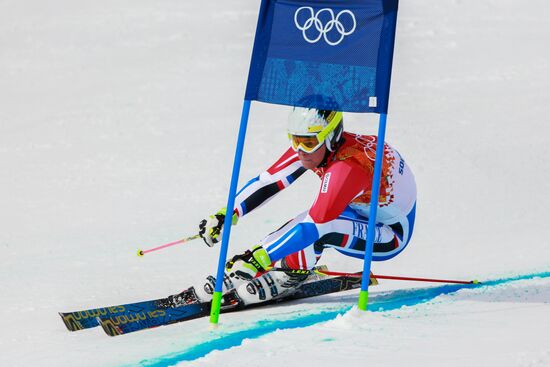 2014 Winter Olympics. Alpine skiing. Men. Giant slalom