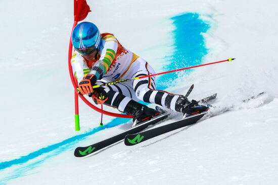 2014 Winter Olympics. Alpine skiing. Men. Giant slalom