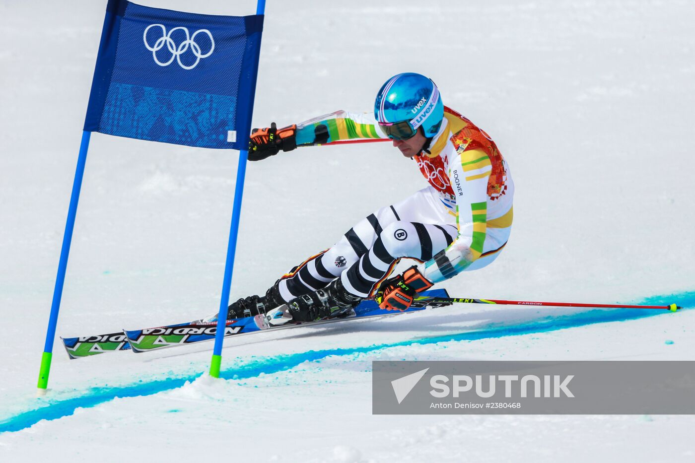 2014 Winter Olympics. Alpine skiing. Men. Giant slalom