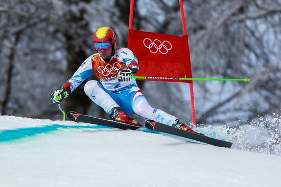 2014 Winter Olympics. Alpine skiing. Men. Giant slalom