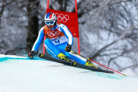 2014 Winter Olympics. Alpine skiing. Men. Giant slalom