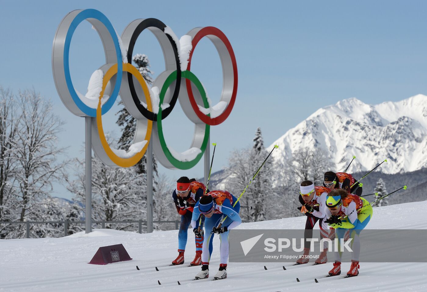 2014 Winter Olympics. Cross-country skiing. Women. Team sprint