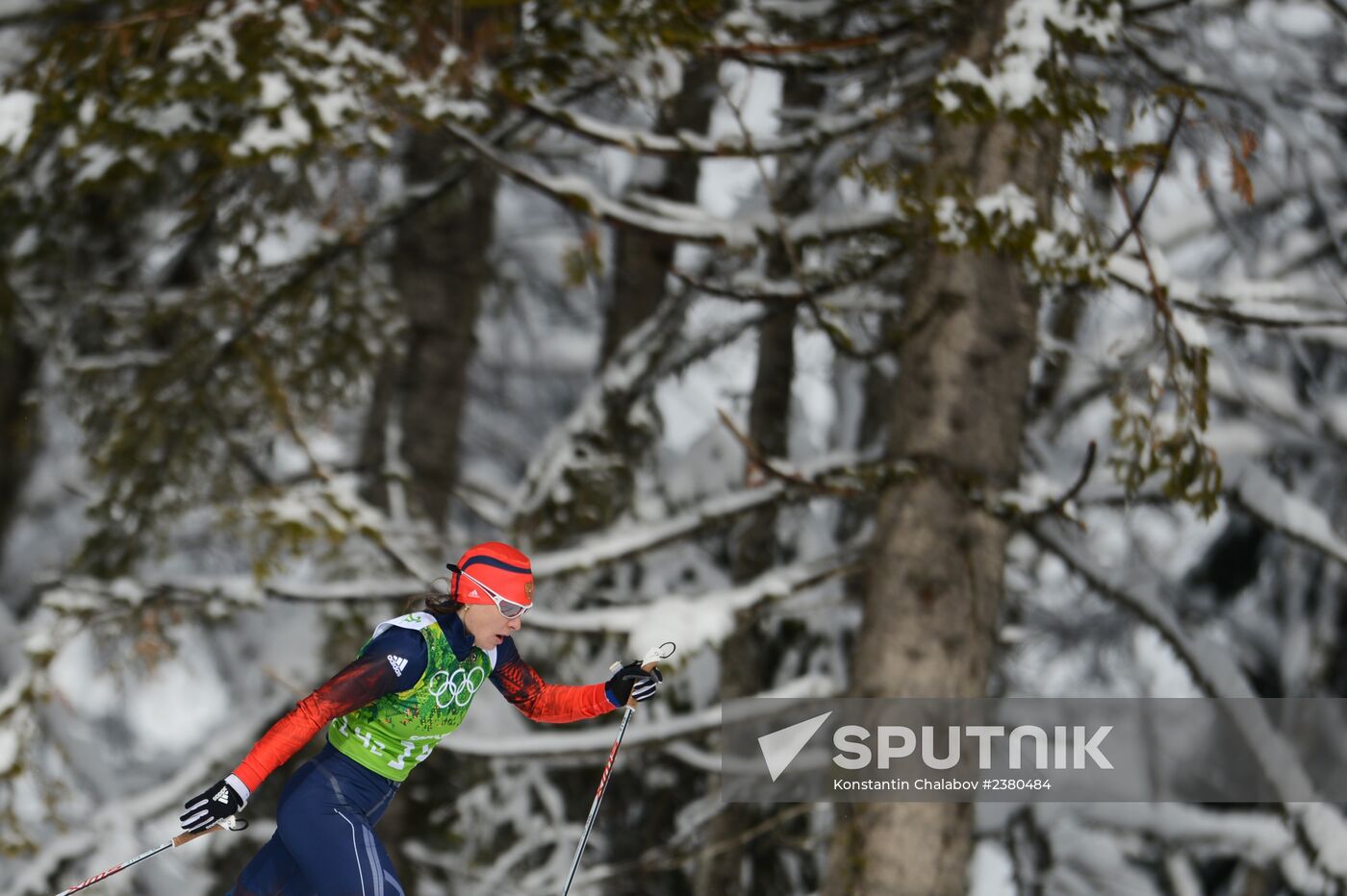 2014 Winter Olympics. Cross-country skiing. Women. Team sprint