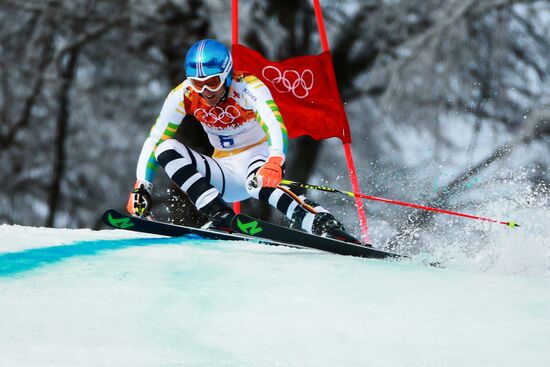 2014 Winter Olympics. Alpine skiing. Men. Giant slalom