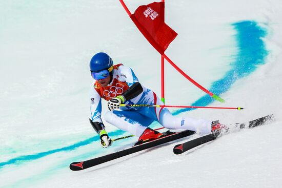 2014 Winter Olympics. Alpine skiing. Men. Giant slalom